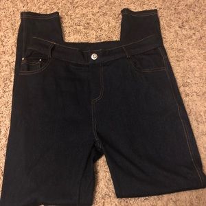 Women stretchy legging jeans